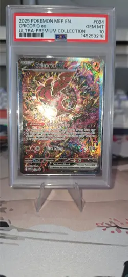 Pokemon TCG Oricorio ex 024 Promo Ultra Premium Collection PSA 10 - Image 1