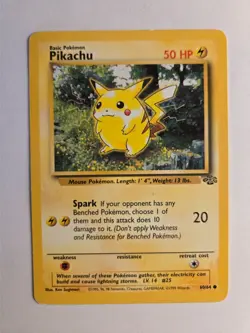 Pikachu 60/64 Pokemon Jungle Unlimited MP/HP - Image 1