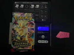 EXTREMELY HEAVY! 22.73g GOD PACKUUU Ascended Heroes Pokemon TCG Booster (SEALED) - Image 1