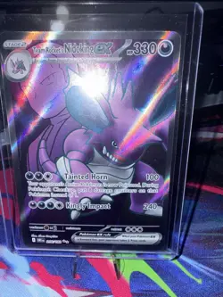 Pokemon TCG Team Rockets Nidoking EX 216/182 Destined Rivals Full Art NM - Image 1