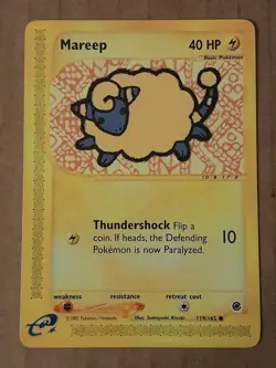 Pokemon Mareep 119/165 Expedition NM See Pictures - Image 1