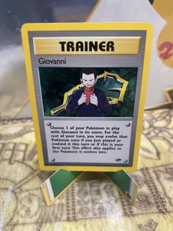 Pokemon - Giovanni (18/132) - Unlimited Holofoil- Gym Challenge WOTC Vintage - Image 1