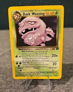 Dark Weezing - 31/82 Team Rocket - Pokemon TCG - 2000 - Image 1
