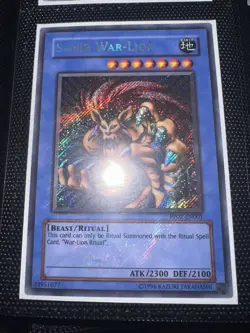 Yugioh! Super War-lion PP02-EN001 SECRET RARE MISPRINT NM! - Image 1