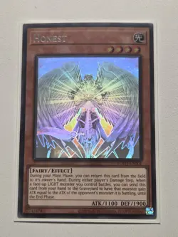 Honest LODT-EN001 EURO Print Ghost Rare Yugioh Light of Destruction Unlimited NM - Image 1
