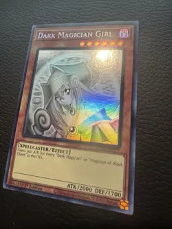 Yu-Gi-Oh! TCG Konami Dark Magician Girl ghost rare 1st Edition GTP2 - Image 3