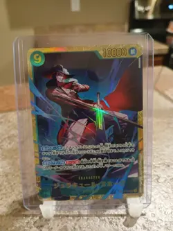 One Piece TCG Dracule Mihawk SEC Japanese OP14-119 Secret The Azure Sea's Seven - Image 1