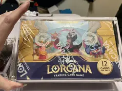 Disney Lorcana shimmering skies and inklands booster box sealed acrylic case - Image 2