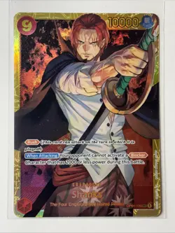 Shanks SEC OP01-120 - One Piece TCG English Card Near-Mint Secret Rare - Image 1