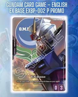 Gundam Card Game EX Base EXBP-002 P Promo Bandai Gundam TCG NM EN - Image 1