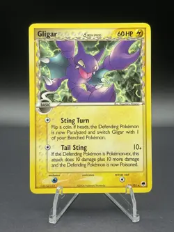 Gligar Delta Species 16/101 Rare Ex Dragon Frontiers 2006 Pokemon Card NM - Image 1