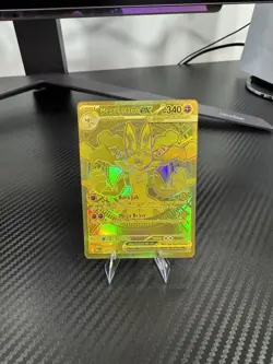 Pokemon TCG Mega Lucario EX Gold Mega Evolutions Card 188/132 Secret Rare - Image 1