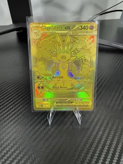 Pokemon TCG Mega Lucario EX Gold Mega Evolutions Card 188/132 Secret Rare - Image 3