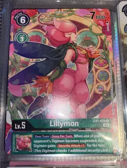 Lillymon EX1-039 ALTERNATE ART M/NM Digimon Card Game - Image 1