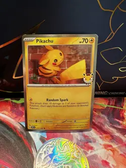 Pikachu 051/162 Stamped Pokemon Day 2026 30th anniversary Promo card NM. TCG - Image 1