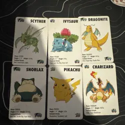 Rare Old Pokemon Cards Lot 1998 KFC Promo - Image 1