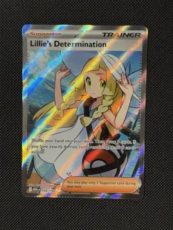 Pokemon TCG Mega Evolution Lillie’s Determination Full Art Trainer Card 169/132 - Image 1