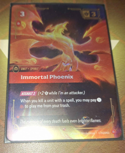 Riftbound Immortal Phoenix #037/298 NM Card - Image 1