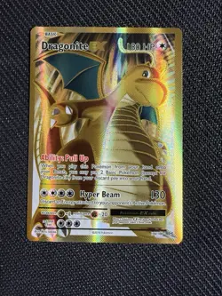 Pokemon TCG Dragonite-EX Evolutions Full Art Holo Card 106/108 - Image 1
