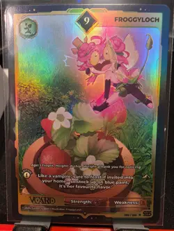 FroggyLoch 9 Holo 1st Edition Awakened Worlds Card GamerSupps VCard 090/250 - Image 1
