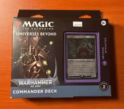 Magic The Gathering: Warhammer 40K Necron Dynasties Commander Deck Sealed MIB - Image 1