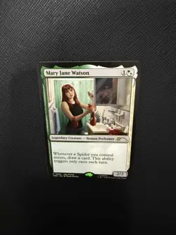MTG Magic the Gathering Marvel's Spider-Man Mary Jane Watson Non Foil Promo - Image 1