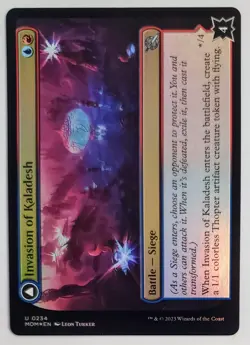 X 1 Invasion of Kaladesh/Aetherwing, Golden-Scale Flagship NM Foil MOM MTG - Image 1