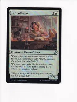 MAGIC THE GATHERING MTG FOUNDATIONS FOIL CAT COLLECTOR - Image 1