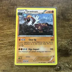 Tyrantrum 62/111 XY Furious Fists Stage 1 150 HP Dragon 60+ 150 Attack Pokemon - Image 1