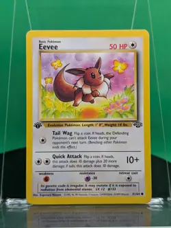 Eevee 51/64 1st Edition Jungle Set Common 1999 English Pokemon WoTC - Image 1