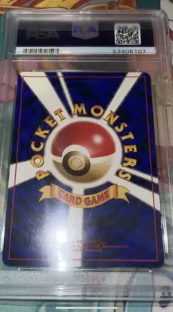 1997 Pokemon Japanese PSA 10 Hitmonlee Holo Fossil #106 - Image 2