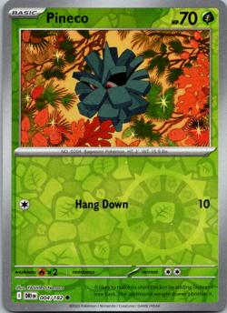 Pineco 004/182 Destined Rivals Reverse Holo Pokemon TCG NM - Image 1