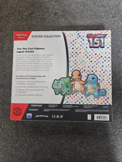 Nintendo Pokemon TCG Scarlet & Violet - 151 Poster Collection Box - 3 Packs 820650853166 - Image 2