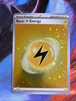 Pokemon 151 Lightning Energy 004 [5x Swirls] Galaxy Cosmos Holo Variant NM/M - Image 2