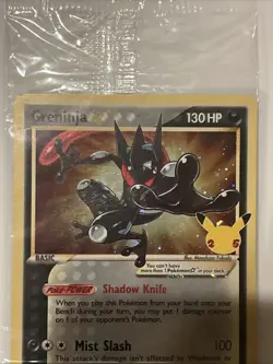 Greninja Star SWSH144 SWSH: Sword & Shield Holo SEALED PROMO Celebration Pokemon - Image 2