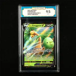 TQG 9.5 MINT+ 2022 Pokemon ENG Alolan Exeggutor V 005/078 R - Image 1