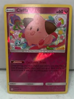 POKEMON CLEFFA 131/214 - UNCOMMON Rev. HOLO - SUN & MOON UNBROKEN BONDS - Image 1