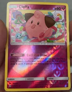 POKEMON CLEFFA 131/214 - UNCOMMON Rev. HOLO - SUN & MOON UNBROKEN BONDS - Image 4