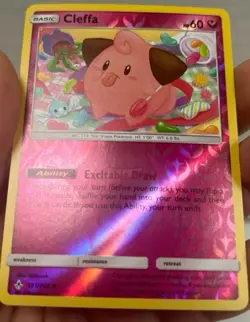 POKEMON CLEFFA 131/214 - UNCOMMON Rev. HOLO - SUN & MOON UNBROKEN BONDS - Image 5
