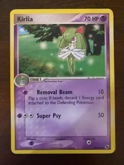 Pokemon TCG Kirlia 34/109 Ruby & Sapphire EX Battle Stadium Lightly Played LP - Image 1