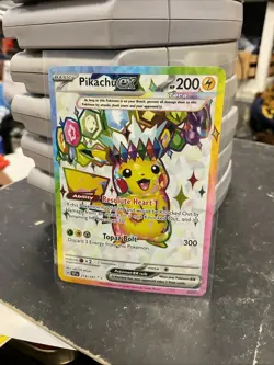 2024 PIKACHU EX 219 SURGING SPARKS ULTRA RARE SCARLET VIOLET POKEMON GEM MINT - Image 1