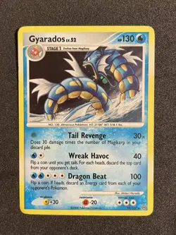 Pokemon Gyarados OBSTRUCTION ERROR Stormfront Holo 19/100 *MP Raging Sea Deck - Image 3