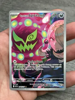 Pokemon Cynthia's Spiritomb Ascended Heroes 244/217 IR Illustration Rare - Image 1