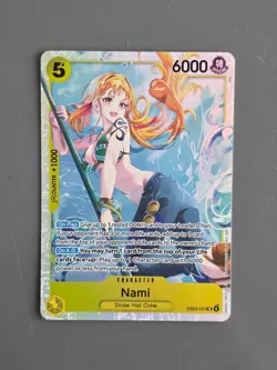 One Piece TCG Nami 053 EB03-053 Extra Booster Heroines Edition SR English NM - Image 1