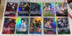 One Piece CCG TCG English Sr Bundle x10 op10 op07 op06 op09 op13 - Image 1