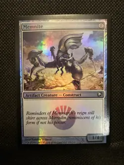 Memnite 174 NM Scars of Mirrodin FOIL MTG TCG CARD - Image 1