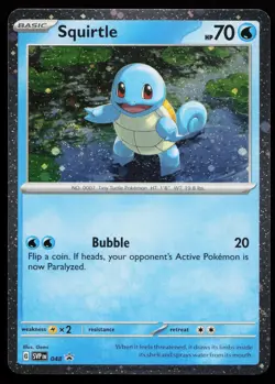 Squirtle 048 Promo SV: Scarlet & Violet Promo Cards Pokemon Card - Image 1