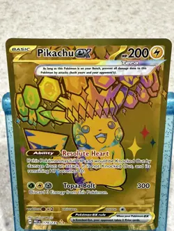 Pokemon TCG Pikachu EX Hyper Rare Card 179/131 Prismatic Evolutions - Image 3