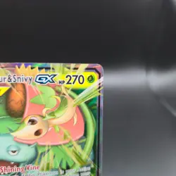 Venusaur & Snivy GX 1/236 Pokemon Card - Sm: Cosmic Eclipse - NM - Image 4