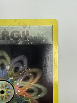 Rainbow Energy WOTC League Promo Rare Holo Swirl Vintage Pokemon Card - Image 4